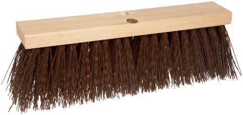 Weiler 42173 polypropylene street broom with wood handle, 2-1/2&#034; handle width, for sale