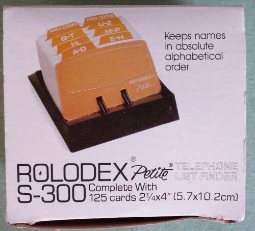 Vintage Rolodex S-300 NIB!