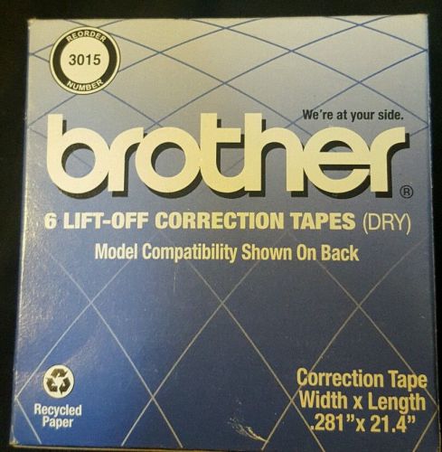 Genuine Brother 6 LIFT-OFF Correction Tape - 3015   FREE SHIPPING NEW