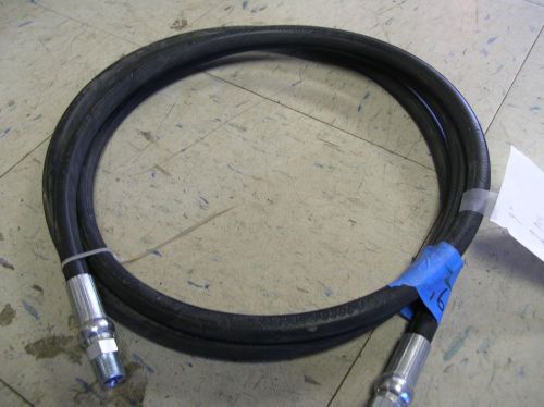 3/8&#034; sae 100r17 hydraulic hose 9&#039; long with fittings  3000 psi. for sale