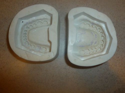 Frasaco AG-3 G28 rubber negative stone mold forms upper &amp; lower