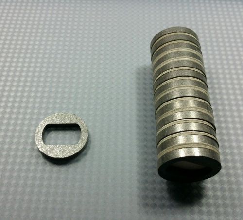 10 Neodymium Ring Magnets. Diametric poles. N45 Grade Rare Earth