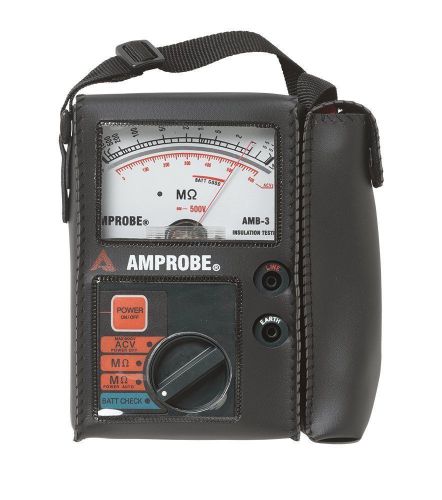 Amprobe amb-3-amzn 2731008cal amb-3 insulation resistance tester w/ a for sale