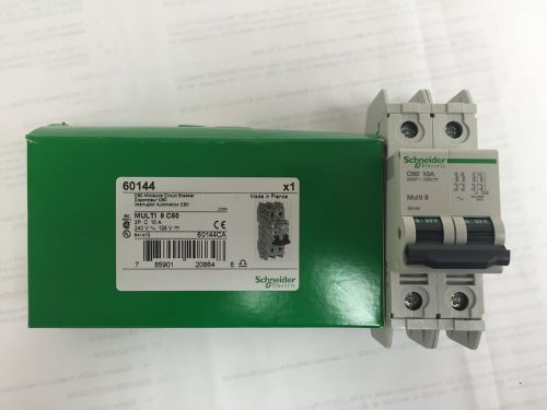 Schneider electric 60144 circuit breaker 10a c60 new in box for sale