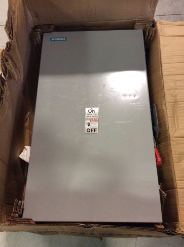 Siemens 400 Amp Heavy Duty Safety Switch HNF365 Non Fusible 600 Type 1 HNF