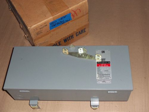 New westinghouse ch tap323n 100 amp 240v fusible fused bus plug no box label for sale