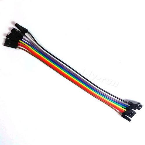 A Row 10Pin Dupont Wire Cable 2.54mm 20cm 1P-1P Female to female fr Arduino BDRG