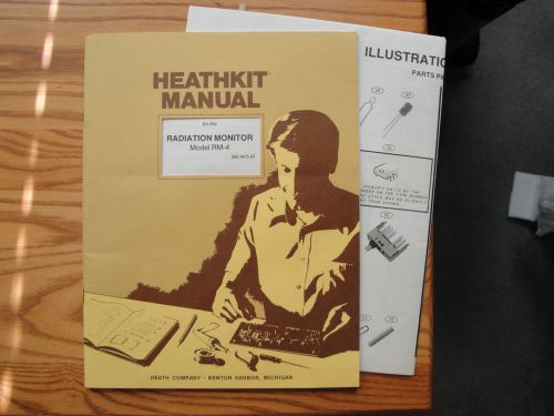 Heathkit Radiation Monitor RM-4 Manual with Illustration Booklet