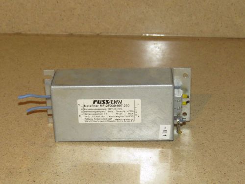 FUSS EMV NETZFILTER MF-2F230-007.230 230V 60HZ (A)