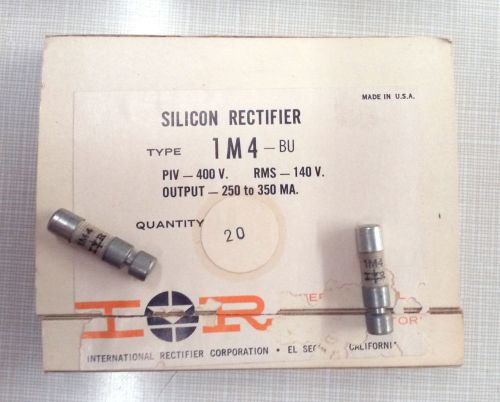 International Rectifier 1M4-BU diode  original box of 20 pieces  (specs in pic)