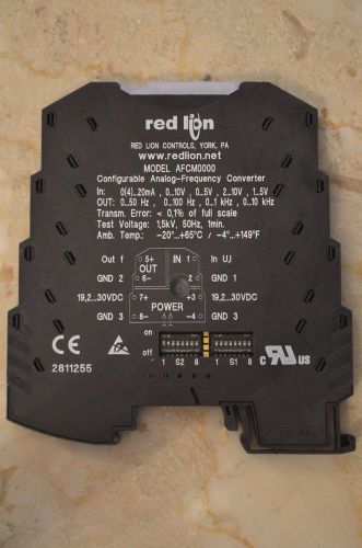 Red lion model ~ afcm0000 ~ configurable analog-frequency converter ~ quantity ~ for sale