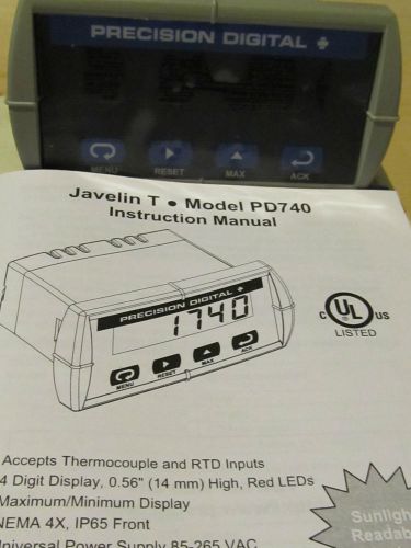 Precision Digital Javelin Temperature Meter PD740-6R0-04