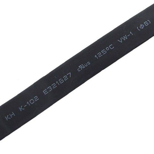 8mm Black Polyolefin Insulation Heat Shrink Tubing 3 Meters 9.8ft GY