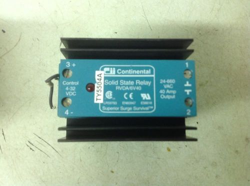 CONTINENTAL SOLID STATE RELAY RVDA/6V40