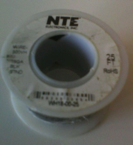 NTE WA 300VH Hook Up Wire Automotive 18 Gauge Stranded 25&#039; , WH18-00-25, NEW