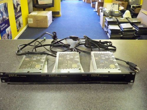 Lot (3) AMX PS4.2 12V Rackmount Power Supplies for Axcess Control 4.2A  RT