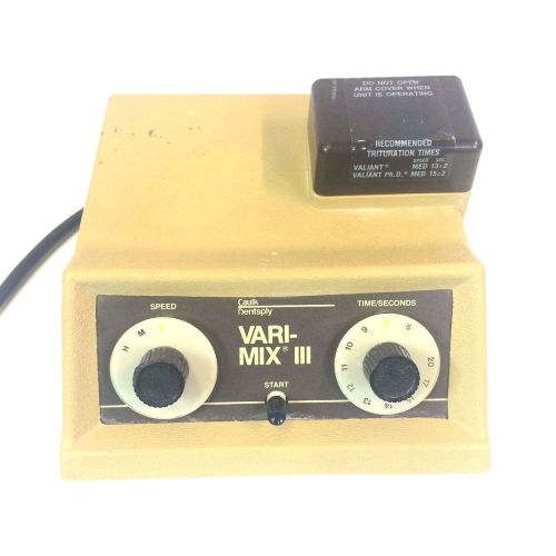 Dentsply Vari-Mix III VM-D Dental Amalgamator w/ Analog Controls &amp; 3 Speeds