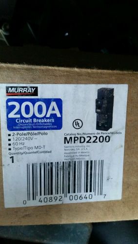 Used 200 amp Murray main beaker MPD2200 Circuit Breaker
