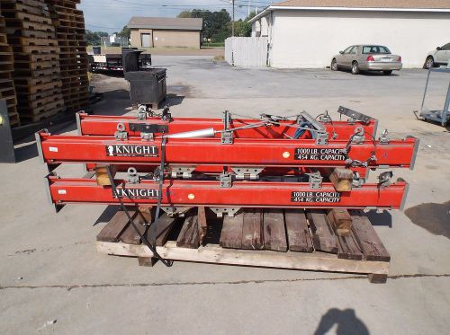 KNIGHT 1000 LB CAPACITY TROLLEY 454 KG (LOT OF 2) USED