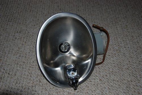 EBCO Stainless Steel Drinking Water Fountain Sink Vintage 024362