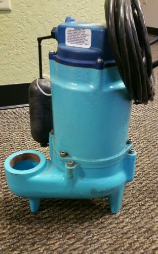 Little giant 10s-cia-sfs 1/2hp submerible sewage pump 110v 10&#039;power cord for sale