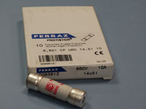 Ferraz Shawmut Protistor F221081J cylindrical fuse 660V, 10A