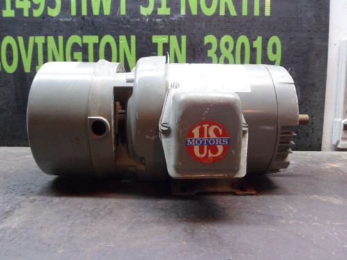 Us .75 hp motor w/shur stop electric brake mod:f012b ph:3 1750:rpm 56c:fr new for sale