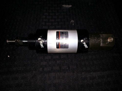 Smc air cylinder 40mm bore x 8mm stroke part# cmdn40-01-34350 (8) for sale