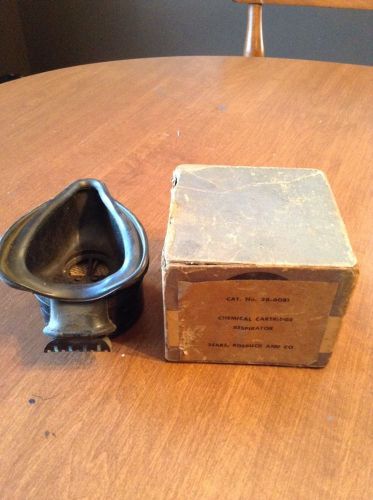 Vintage Steampunk Chemical Cartridge Respirator Mask Sears, Roebuck And Co.