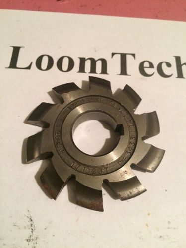 Used INVOLUTE GEAR CUTTER #6-1/2CP 17-20T 14.5PA 1&#034;bore HS National