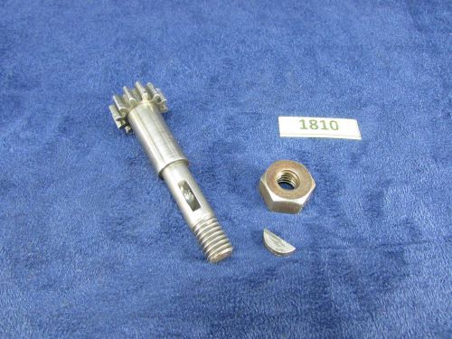 Atlas tv48 10&#034; metal lathe handwheel shaft &amp; gear  (#1810) for sale