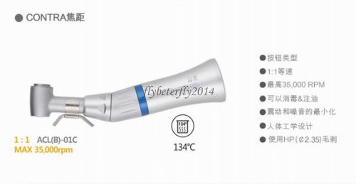 Saeshin acl(b)-01c 1:1 contra angle handpiece push button type max 35,000 fly for sale