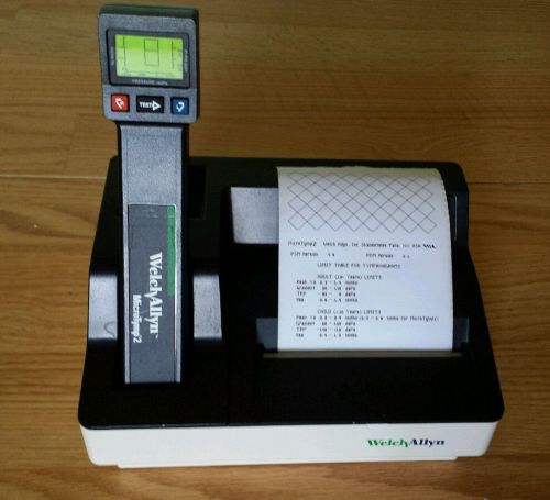 Welch Allyn Microtymp 2 Tympanometer With Printer/Charger - Nice!!