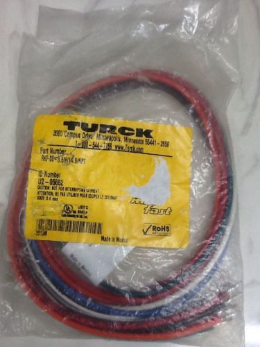TURCK Sensor Cable Assemblies NEW RKF86-0.5M/14.5/NPT