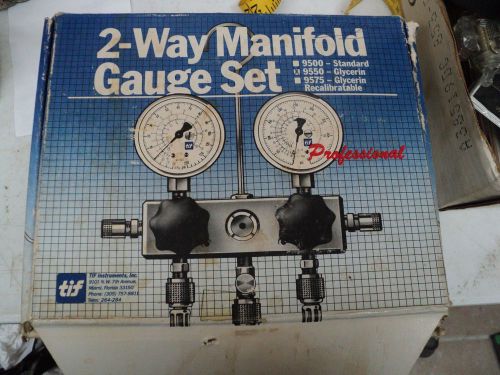 Tif model 9550 2-way manifold glycerin gauge set for sale