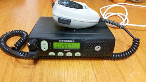 Motorola PM 400 2 Way UHF Commercial Radio 438-470 mhz 40 Watt 64 Channel