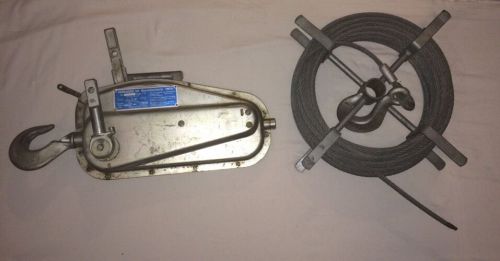 HABEGGER Maschinenfabrik AG T-15 Wire Rope 1500KG Manual Hoist