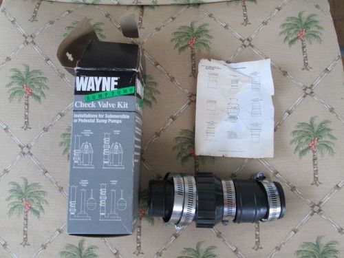 Wayne sump pump 1-1/2&#034; check valve kit  new&gt;also fits 1-1/4&#034; pipes for sale