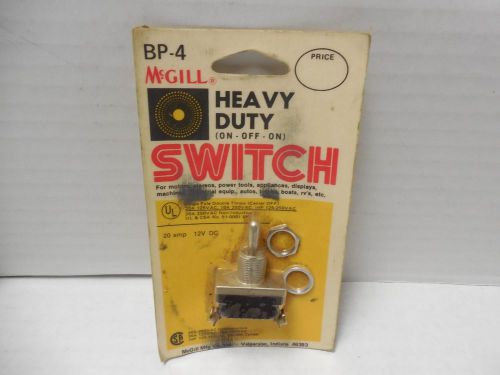 NOS McGill Heavy Duty On-Off-On Switch BP-4