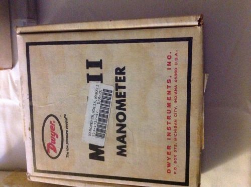 Dwyer MARK II 2 MANOMETER - Model Number 25 Price for 2 unites