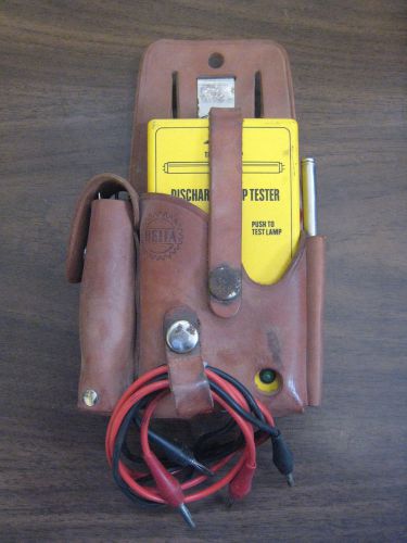 Greenlee Beha LT277 Discharge Gas Lamp Tester w/ Leads &amp; Holster Free Shipping