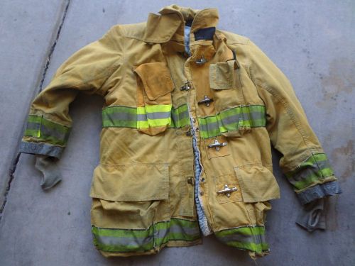 40x35 - Globe Men Firefighter Jacket Turnout Bunker Fire Gear #18 Halloween