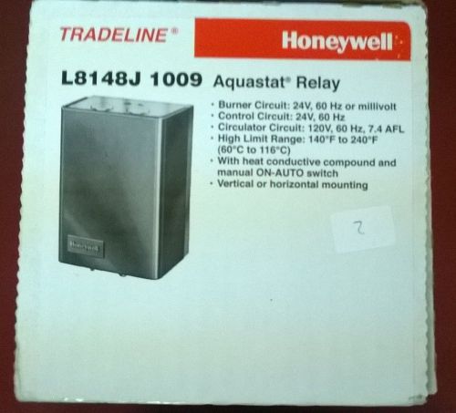 HONEYWELL L8148J 1009 Aquastat Relay 24v 60Hz NEW