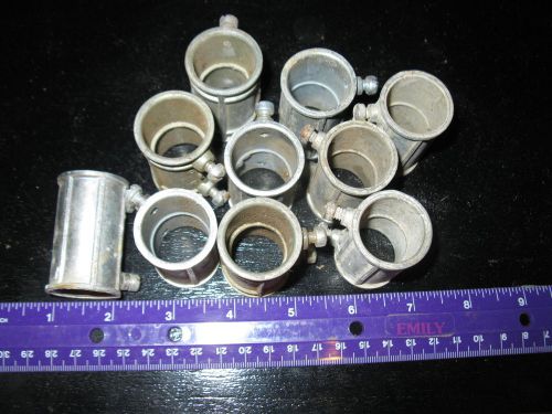 3/4&#034;  cast  emt conduit couplings, lot of 10 pcs for sale