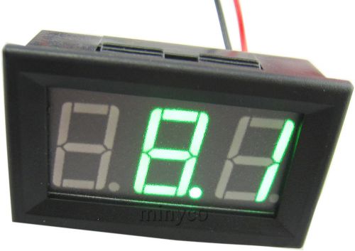 3 bit 0.56&#034; DC7-150V 2-wire green Electric car digital voltmeter Voltage tester