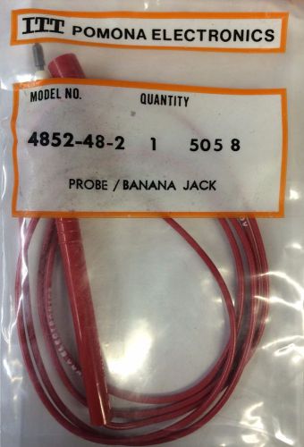 NIB Pomona 4852-48-2 Probe/Banana Jack