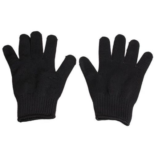 New Outdoor Multipurpose Cut Resistant Work Gloves Safety Wrist Armband Black W