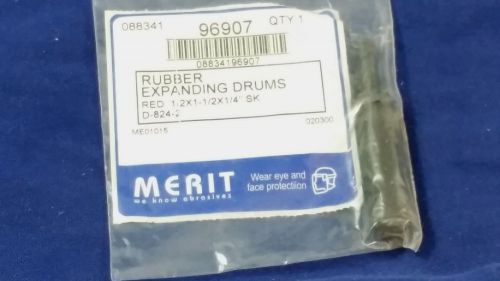 Merit Rubber Expanding Drum 1/2&#034; x 1-1/2&#034; x 1/4&#034; Shank for Sanding Sleeves 96907