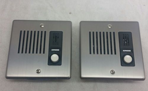 2 aiphone le-da flush audio door station stainless steel for sale