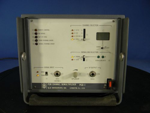 Acterna/TTC/JDSU/WG PCD1 PCM Channel Demultiplexer - Parts Unit